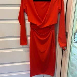 Red dress